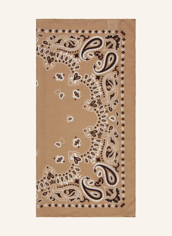 destin cloth BEIGE / DARK BROWN / WHITE