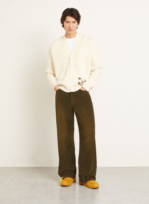 Off-White Vest ARROW ECRU / OLIJF