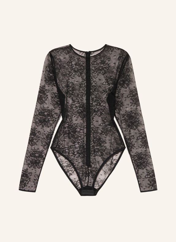 DOLCE & GABBANA Spitzenbody SCHWARZ