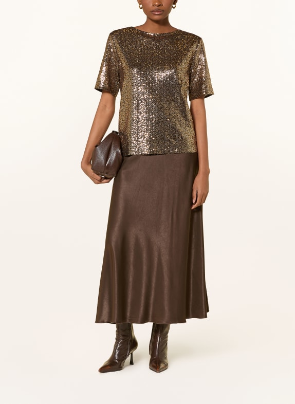 Part Two Blouse-shirt VIGGIPW met pailletten GOUD / ZWART