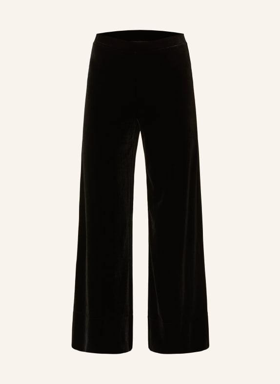 Part Two Marlenehose VARLAPW aus Samt SCHWARZ