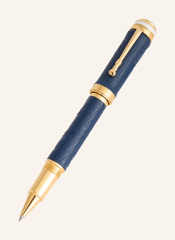 MONTBLANC Rollerball GREAT CHARACTERS HOMAGE TO QUEEN SPECIAL EDITION DUNKELBLAU / SILBER