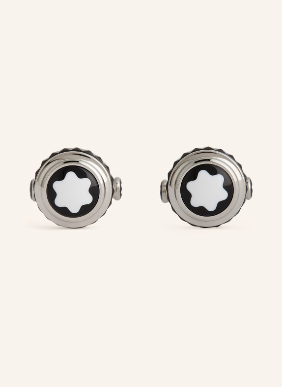 MONTBLANC cufflinks SILVER / WHITE / BLACK