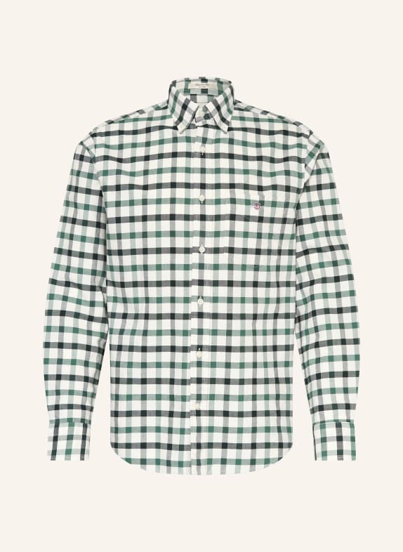 GANT Oxfordhemd Regular Fit DUNKELGRÜN / GRÜN / WEISS