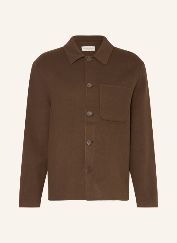 Officine Générale Overjacket HAMILTON DUNKELBRAUN