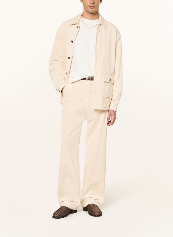 DRÔLE DE MONSIEUR Cordbroek oversized fit ECRU
