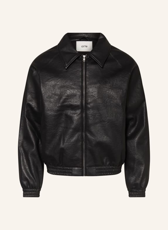 Arte Antwerp Blouson in Lederoptik SCHWARZ