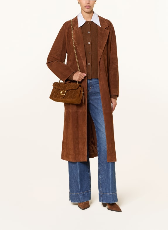 COACH Schultertasche TABBY BRAUN