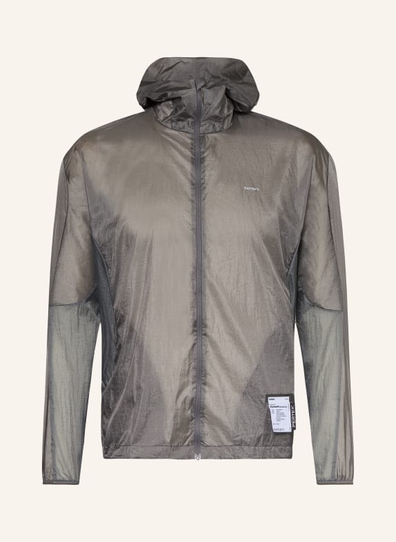 SATISFY PERTEX® DIAMOND FUSE running jacket GRAY