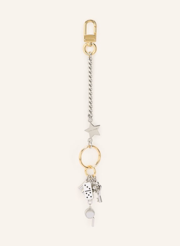 MARC JACOBS Taschenanhänger THE CLUSTER CHARM SILBER / GOLD