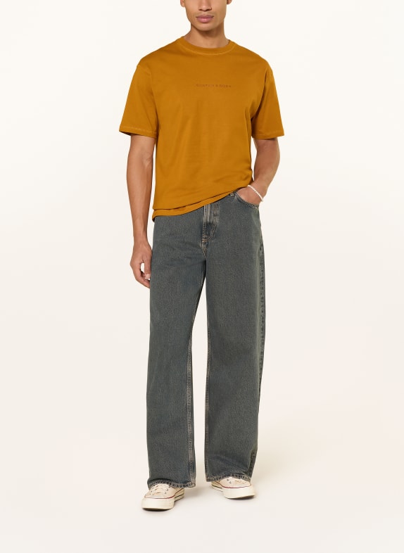 SCOTCH & SODA T-shirt DONKERORANJE