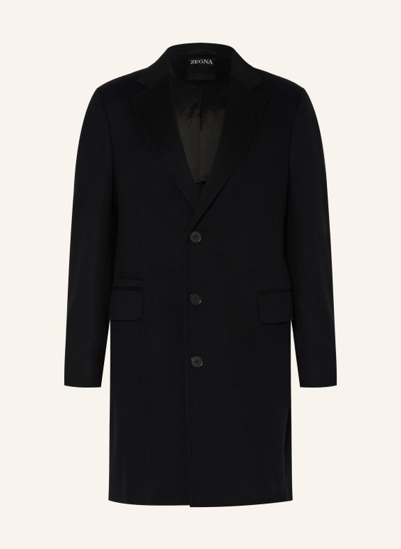 ZEGNA Wollmantel SCHWARZ