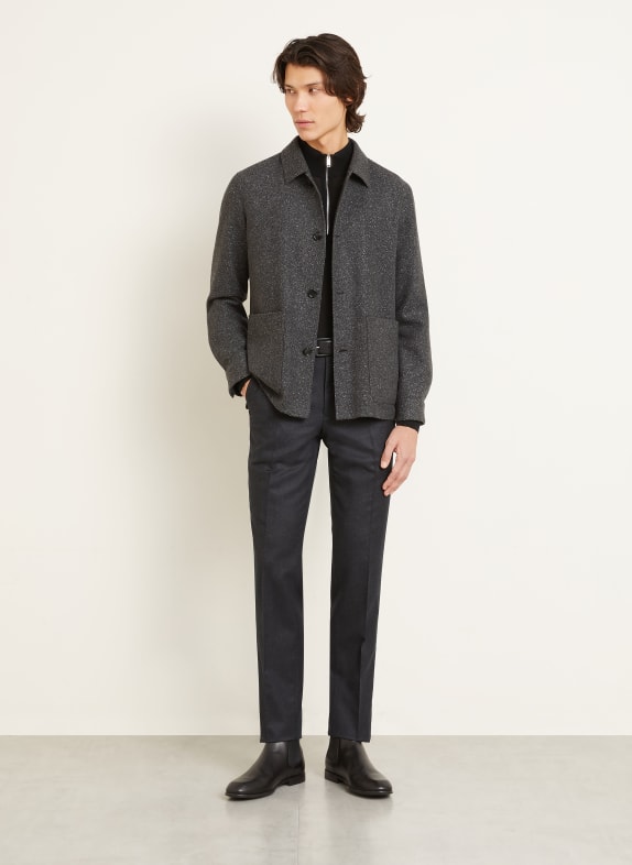 ZEGNA Overjacket DONKERGRIJS