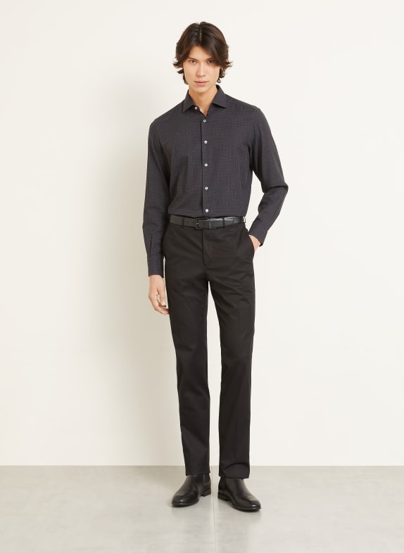 ZEGNA Overhemd CASHCO Regular Fit DONKERGRIJS