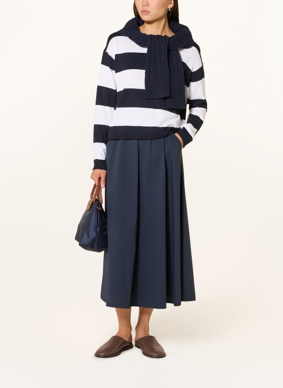 darling harbour pull-over NAVY / WHITE