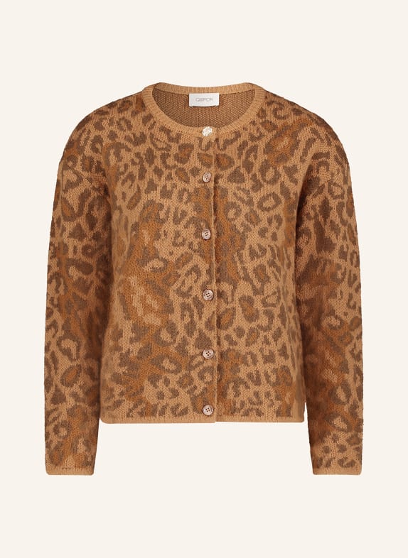 CARTOON Strickjacke CAMEL / DUNKELBRAUN / BRAUN
