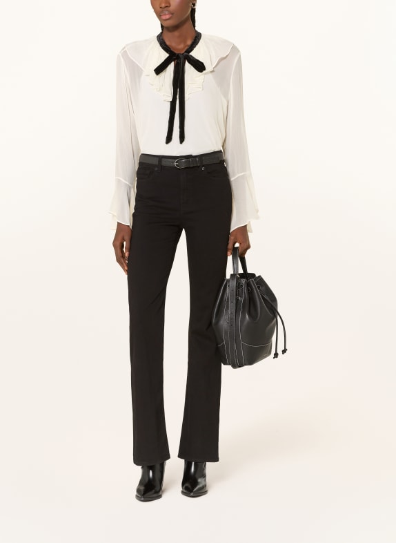 POLO RALPH LAUREN Blusenshirt ECRU / SCHWARZ