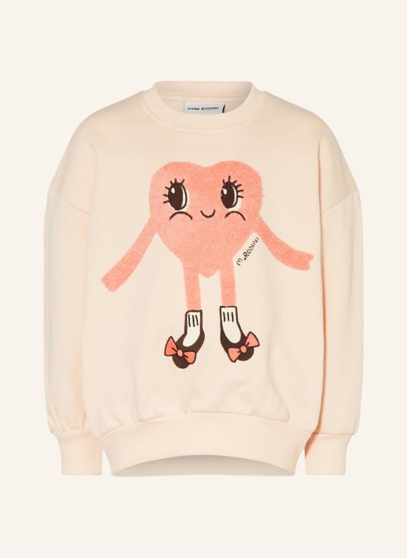 mini rodini sweat-shirt ROSE CLAIR / ROSE