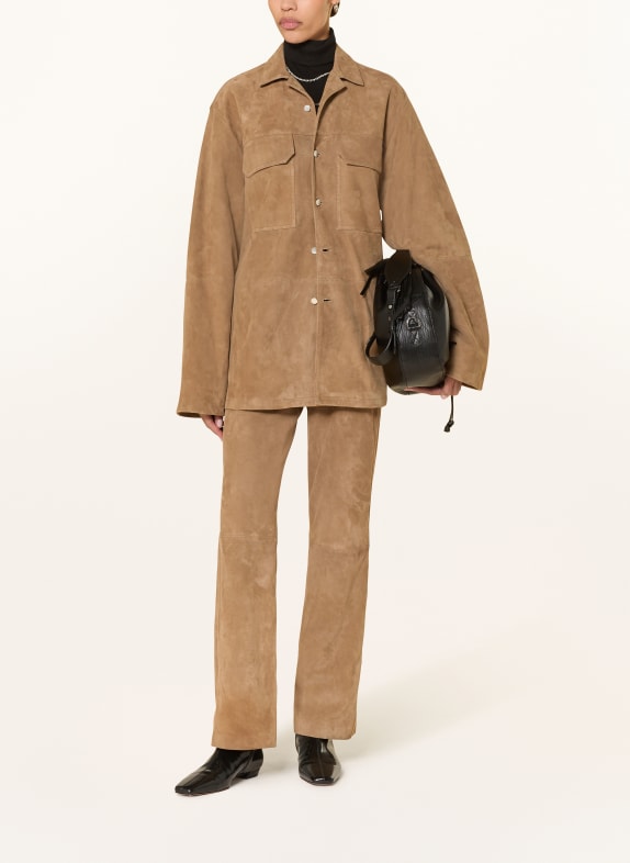 Nanushka Lederjacke KOHAR HELLBRAUN