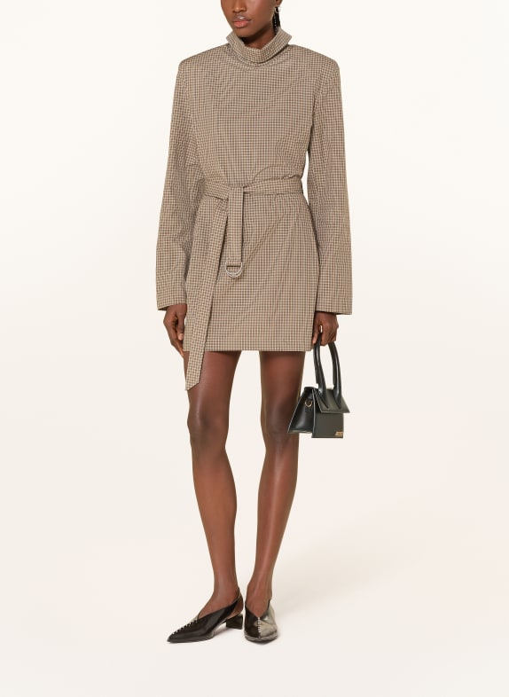 Nanushka Kleid GERADINE KHAKI / BEIGE