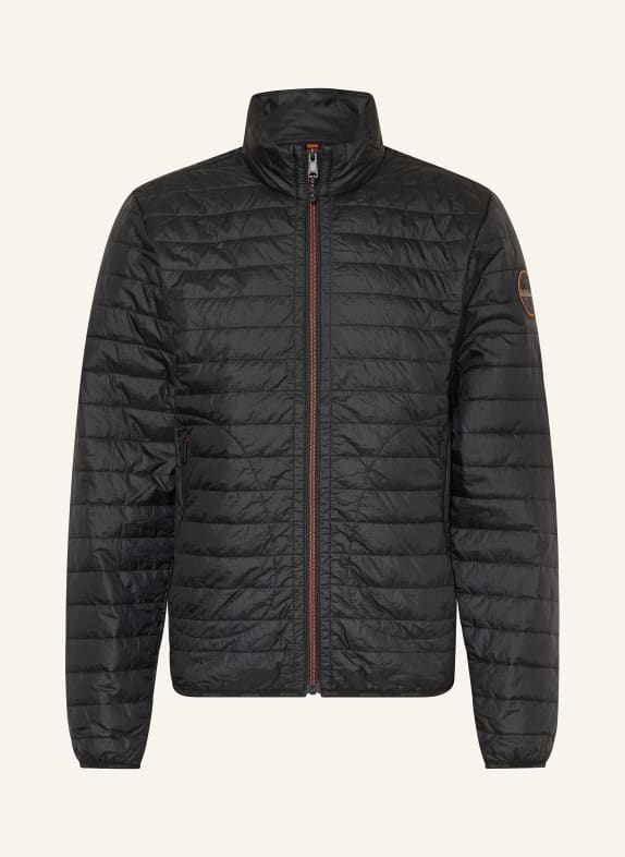 NAPAPIJRI Steppjacke AMIATA SCHWARZ / ORANGE
