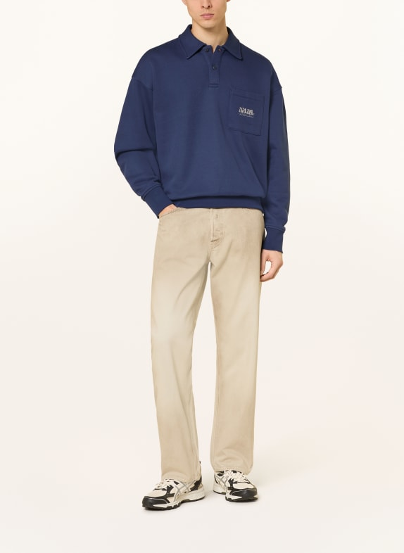 NAPAPIJRI Jersey poloshirt MIRRAT DONKERBLAUW