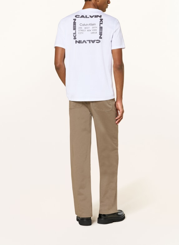 Calvin Klein Jeans T-Shirt WEISS / SCHWARZ