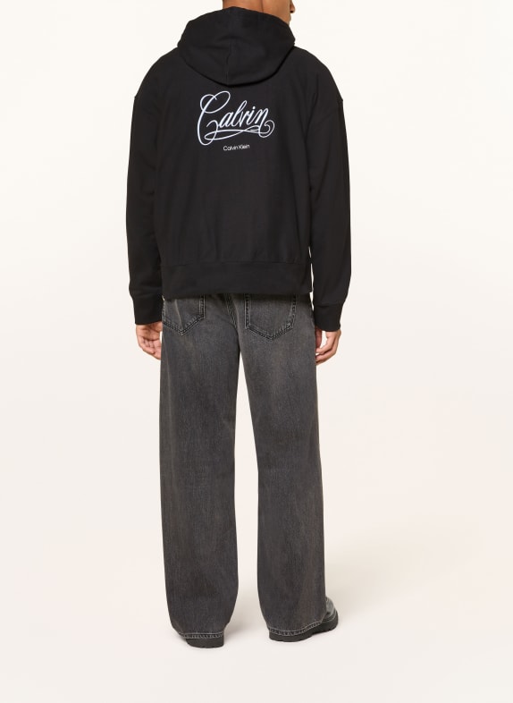 Calvin Klein Jeans hoodie ZWART / WIT