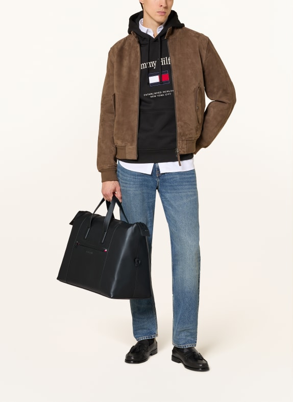 TOMMY HILFIGER Reistas TH CORP DUFFLE ZWART