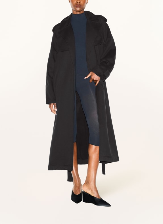 SKIMS Trenchcoat BOYFRIEND FLEECE ONYX