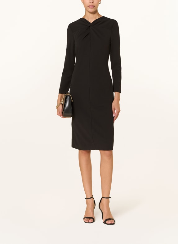 Calvin Klein Etuikleid SCHWARZ