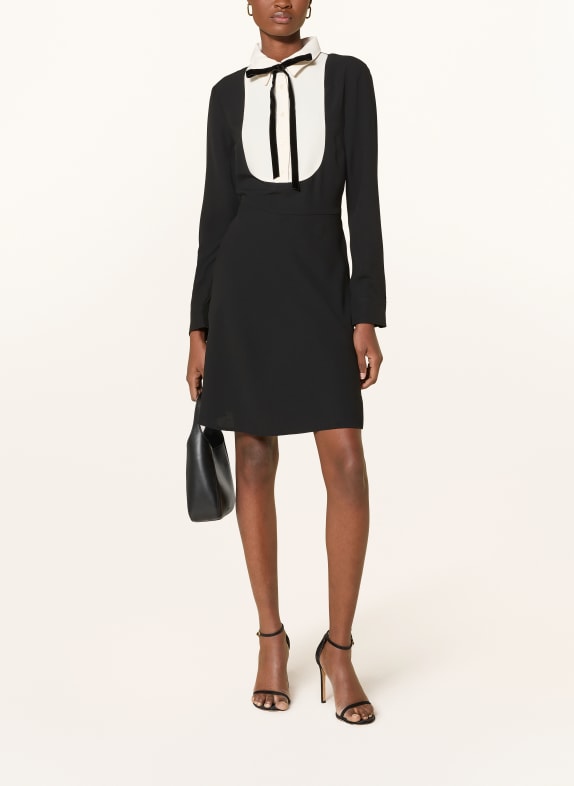 LAUREN RALPH LAUREN Kleid SCHWARZ / ECRU