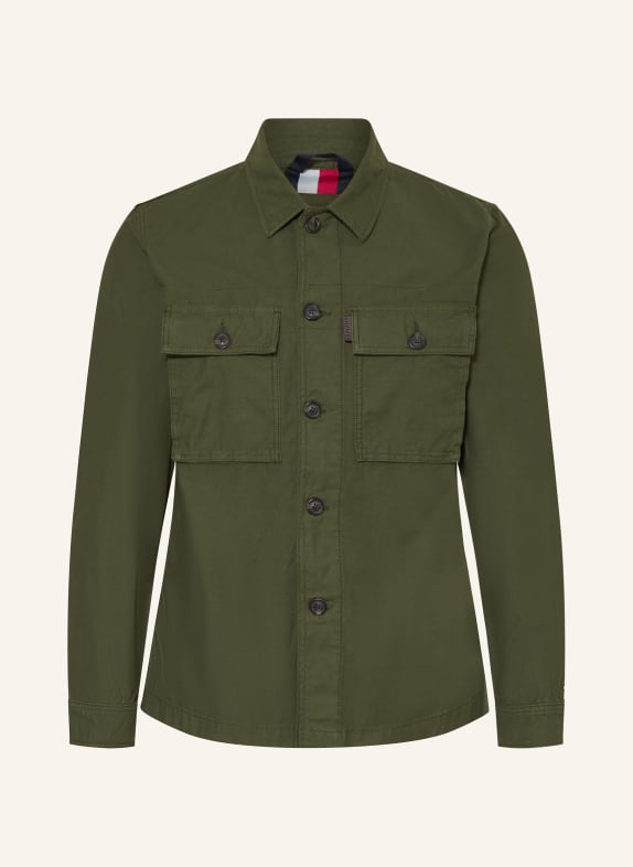 TOMMY HILFIGER Overshirt DUNKELGRÜN