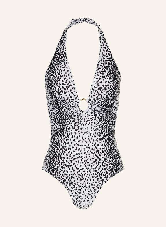 heidi klein Neckholder-Badeanzug ICARIA WEISS / SCHWARZ