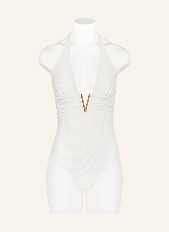heidi klein Neckholder-badpak DELOS WIT / GOUD
