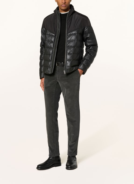 BRAX Pantaloni din velur FABIO TT Modern Fit 05 ELEFANT