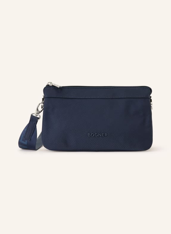 BOGNER shoulder bag DARK BLUE / SILVER