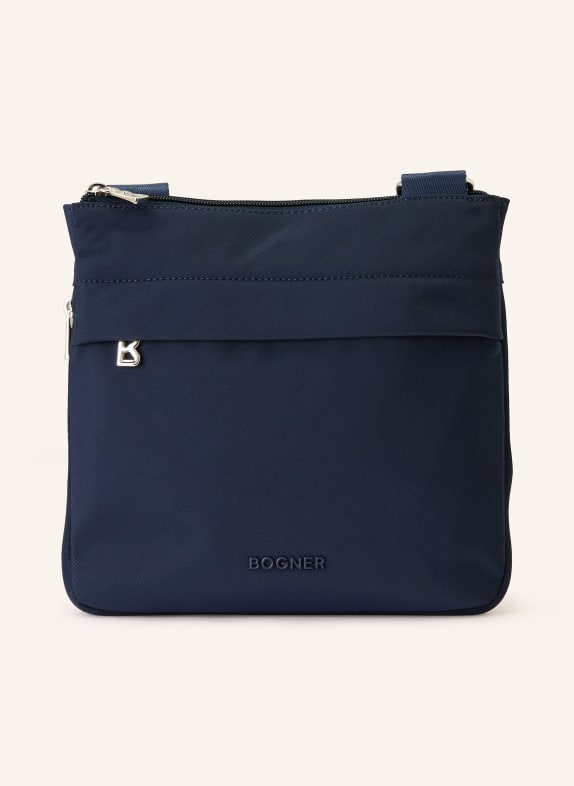 BOGNER shoulder bag DARK BLUE / SILVER