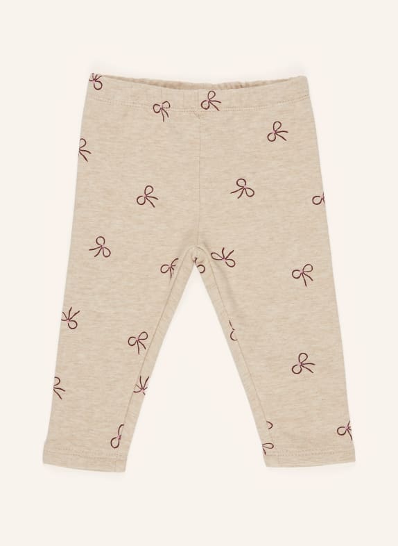 s.Oliver RED Leggings BEIGE / DUNKELROT