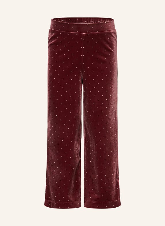 s.Oliver RED Samthose mit Schmucksteinen ALTROSA