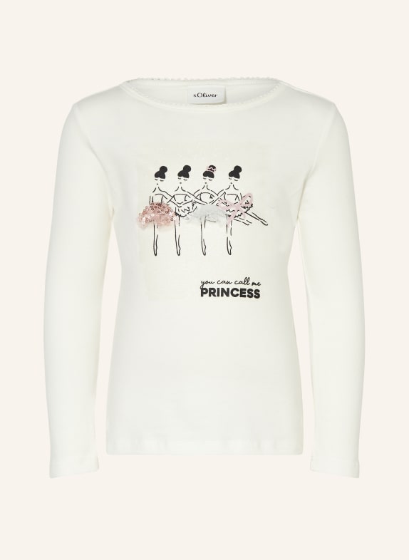 s.Oliver RED Longsleeve WEISS