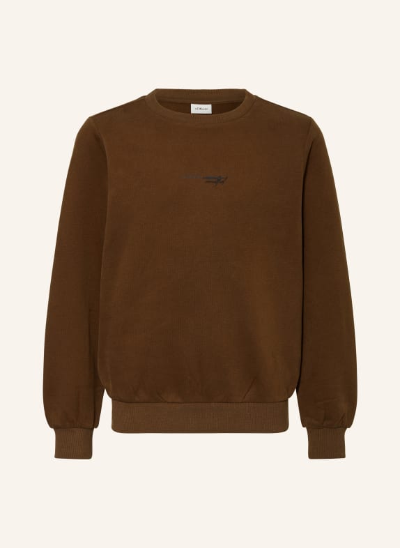 s.Oliver RED mikina TMAVĚ HNĚDÁ