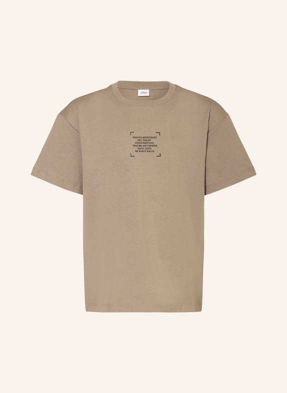 s.Oliver RED T-Shirt TAUPE