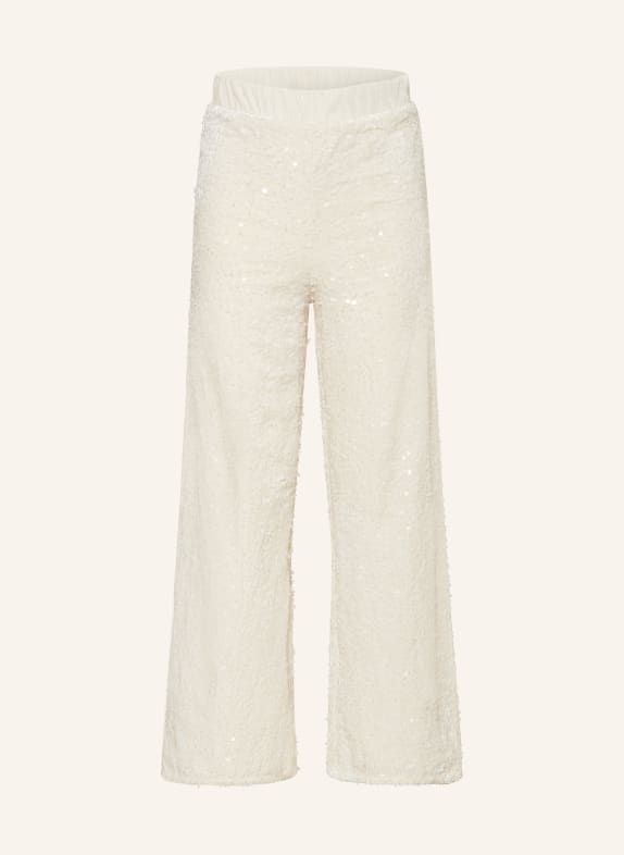 s.Oliver RED Samthose mit Pailletten ECRU