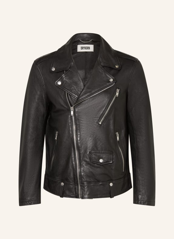 DRYKORN Lederjacke MIK SCHWARZ