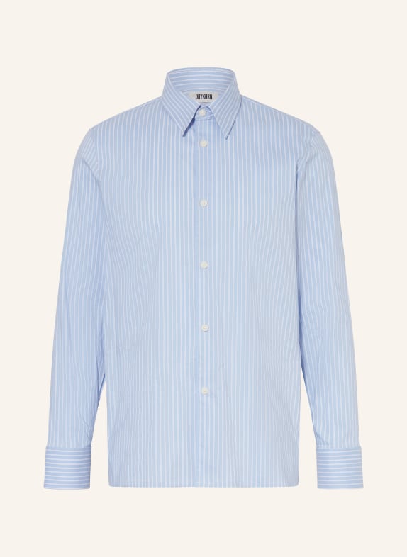 DRYKORN Koszula GAUNT Regular Fit JASNONIEBIESKI / BIAŁY / CZARNY