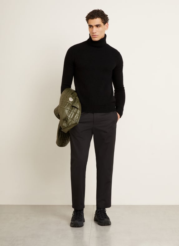 MONCLER Rollkragenpullover SCHWARZ