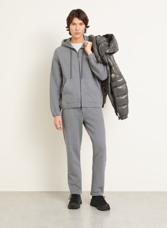 MONCLER sweatjack GRIJS