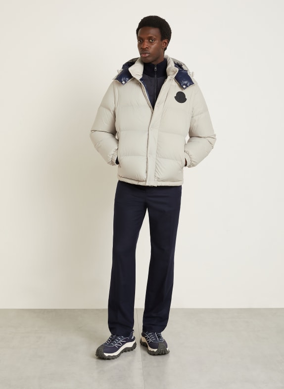 MONCLER Daunenjacke CYCLONE mit abnehmbaren Ärmeln BEIGE