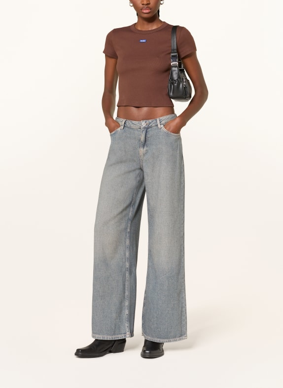 HUGO Wide Leg Jeans GOBANA 434 BRIGHT BLUE